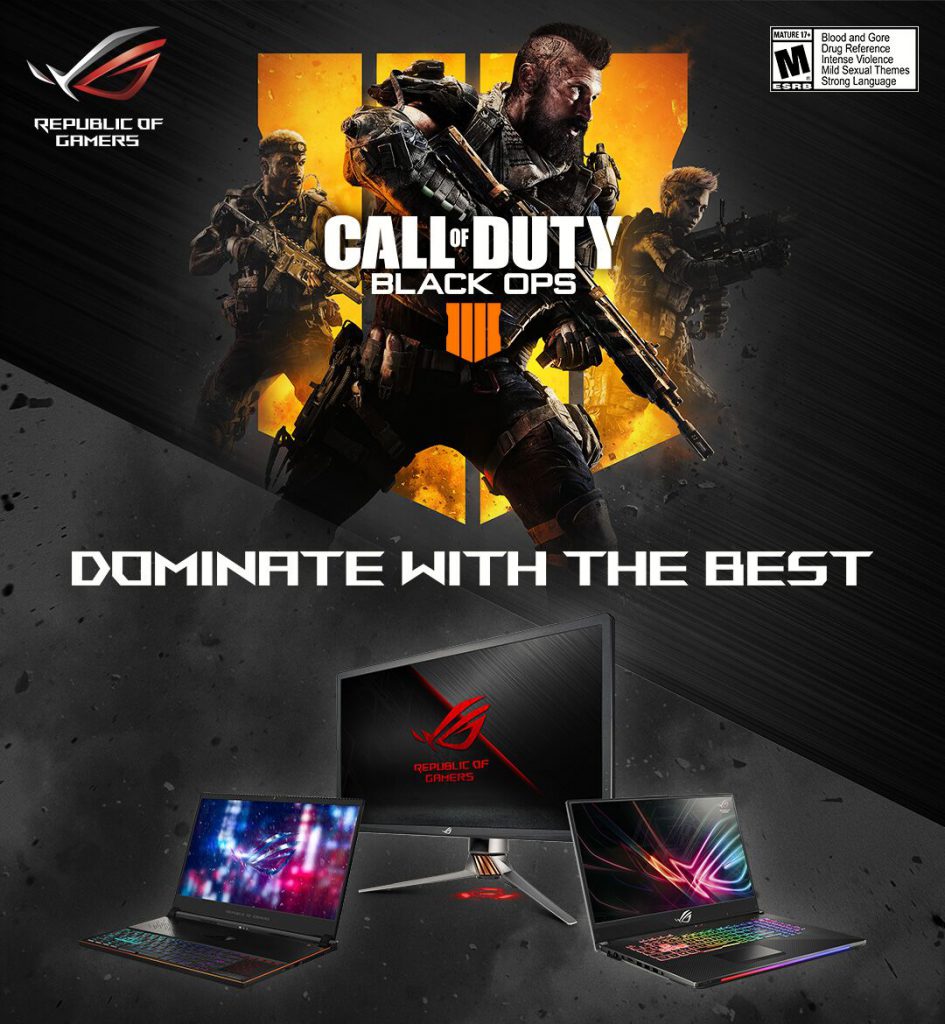 ROG ประกาศความร่วมมือกับ Activision แถม Call of Duty®: Black Ops 4 (PC ...